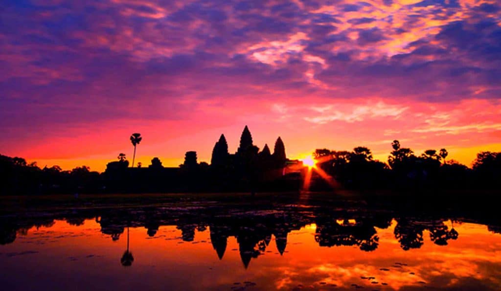sunrise at Angkor Wat