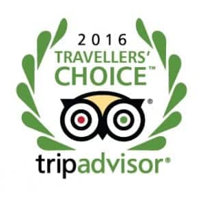 2016 Tripadvisor Travelers' Choice Winner